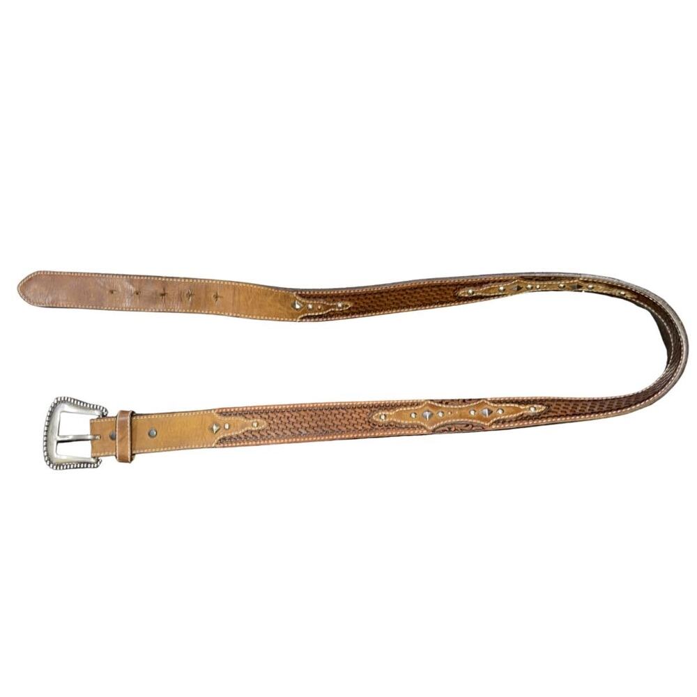 Tony Lama Leather Western Belt Size 40 Cowboy Rodeo Rancher